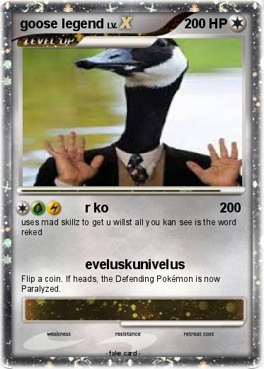 Pokemon goose legend