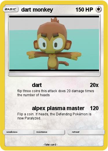 Pokemon dart monkey