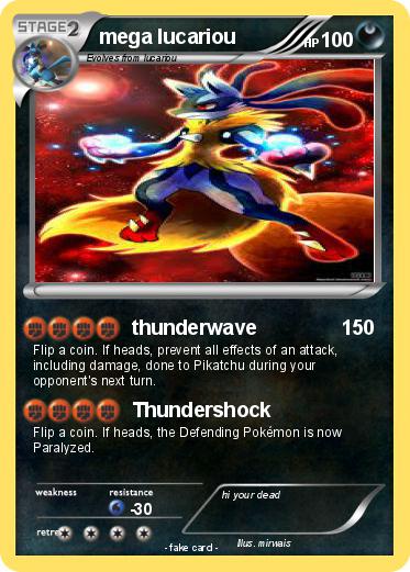 Pokemon mega lucariou