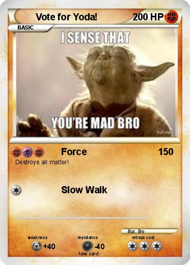 Pokemon Vote for Yoda!