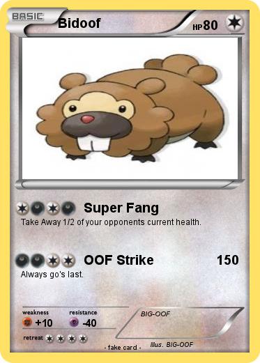 Pokemon Bidoof