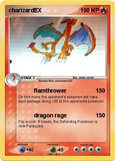 Pokemon charizardEX