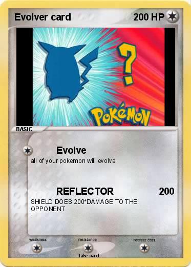 Pokemon Evolver card