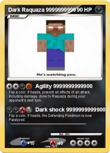 Pokemon Dark Raquaza 9999999999