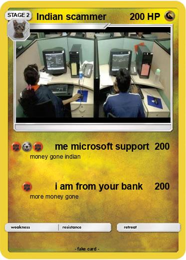 Pokemon Indian scammer