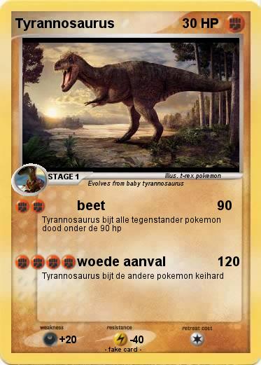 Pokemon Tyrannosaurus