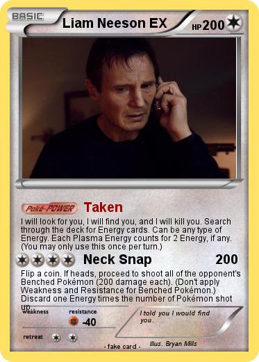 Pokemon Liam Neeson EX