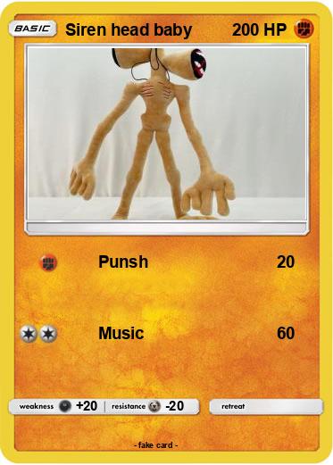 Pokemon Siren head baby