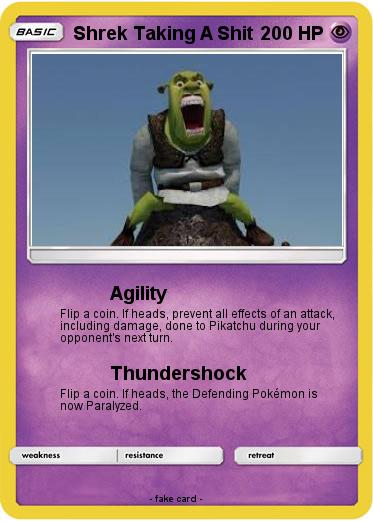 Pokemon Shrek Taking A Shit