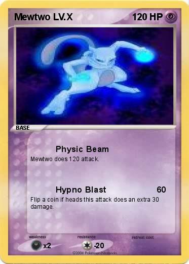 Pokemon Mewtwo LV.X