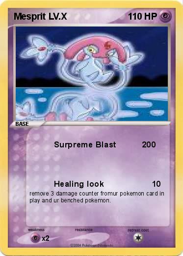 Pokemon Mesprit LV.X