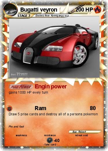 Pokemon Bugatti veyron