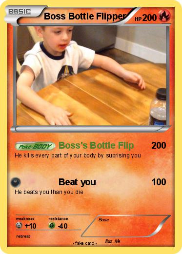 Pokemon Boss Bottle Flipper