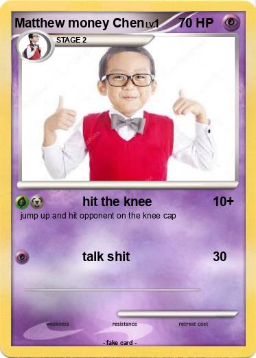 Pokemon Matthew money Chen