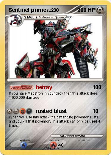 Pokemon Sentinel prime