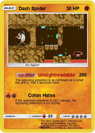 Pokemon Dash Spider