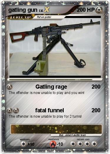 Pokemon gatling gun