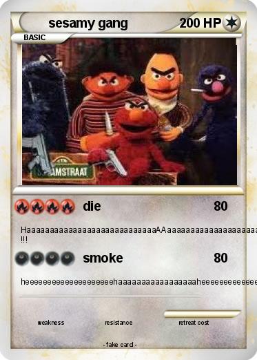 Pokemon sesamy gang
