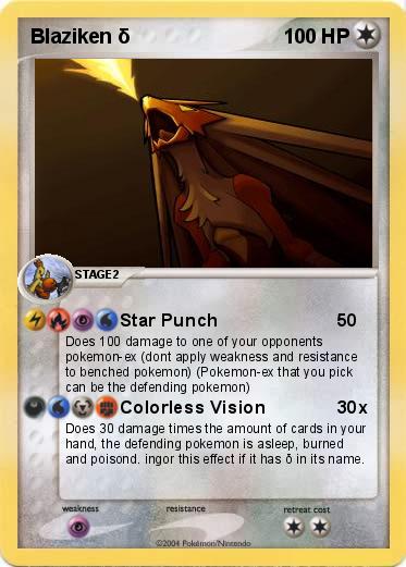 Pokemon Blaziken δ
