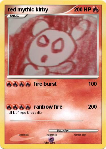 Pokemon red mythic kirby
