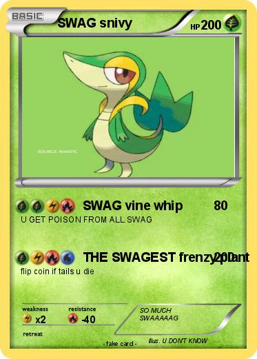 Pokemon SWAG snivy