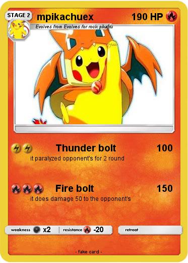 Pokemon mpikachuex