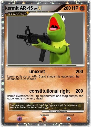 Pokemon kermit AR-15