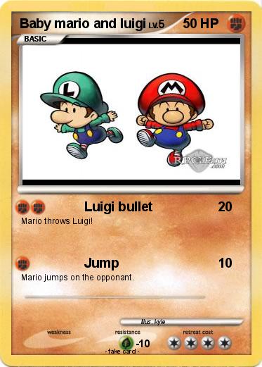 Pokemon Baby mario and luigi
