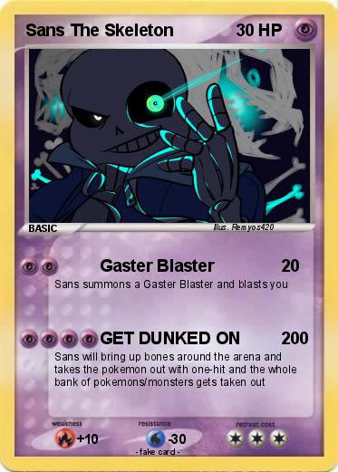Pokemon Sans The Skeleton