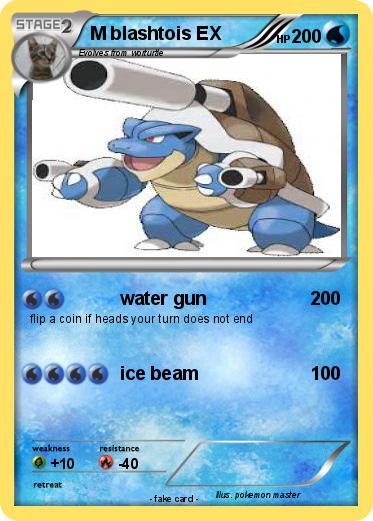 Pokemon M blashtois EX