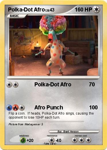 Pokemon Polka-Dot Afro