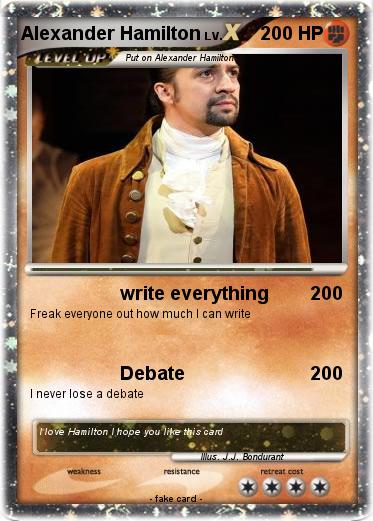 Pokemon Alexander Hamilton