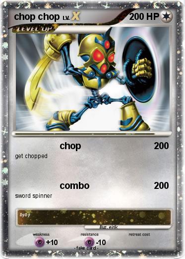 Pokemon chop chop