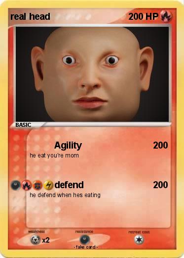 Pokemon real head