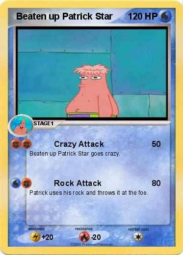 Pokemon  Beaten up Patrick Star