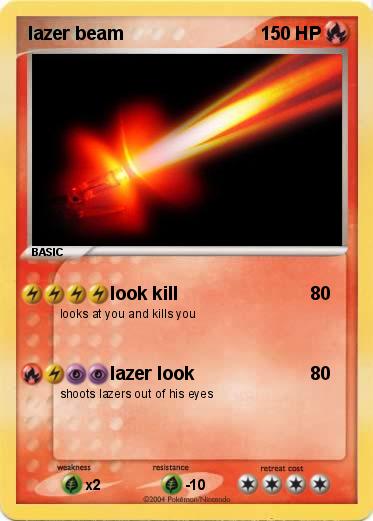 Pokemon lazer beam