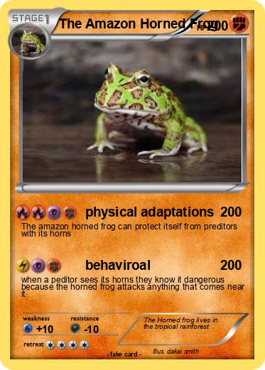 Pokemon The Amazon Horned Frog