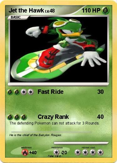 Pokemon Jet the Hawk
