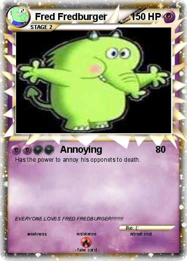 Pokemon Fred Fredburger