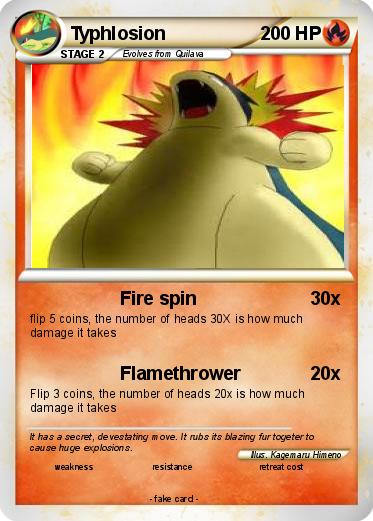 Pokemon Typhlosion