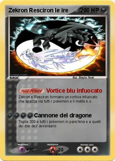 Pokemon Zekron Resciron le ire