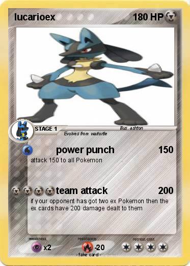 Pokemon lucarioex