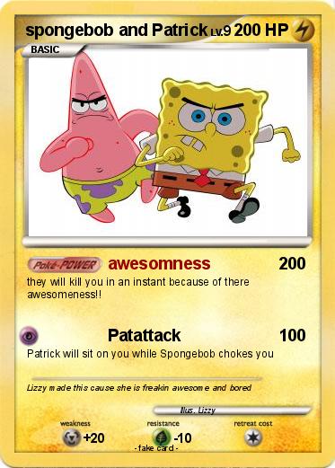 Pokemon spongebob and Patrick