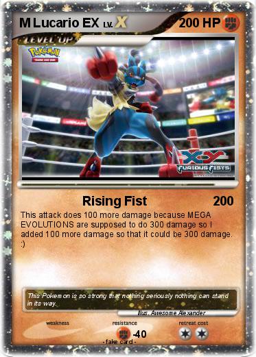 Pokemon M Lucario EX