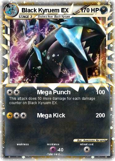 Pokemon Black Kyruem EX