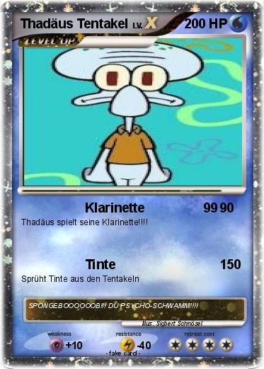 Pokemon Thadäus Tentakel