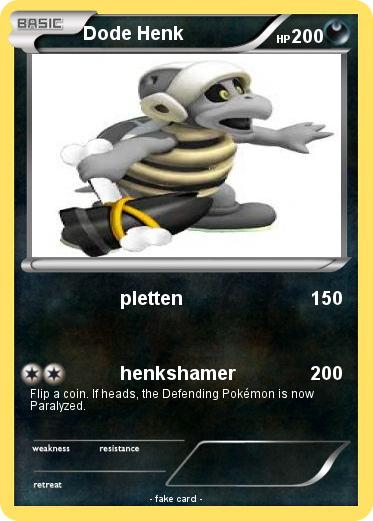 Pokemon Dode Henk