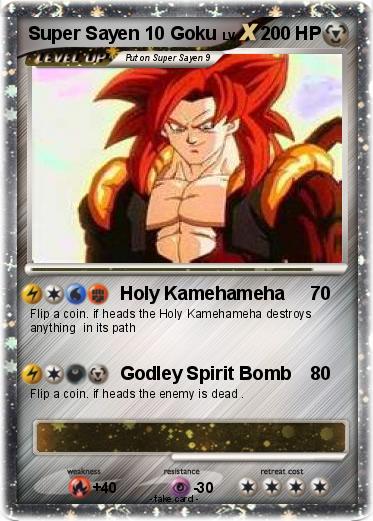 Pokemon Super Sayen 10 Goku