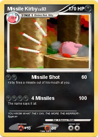 Pokemon Missile Kirby