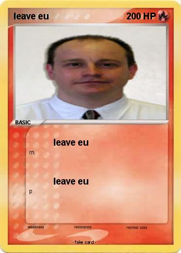 Pokemon leave eu